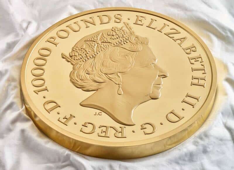 9.5 kg gold coin by Royal Mint