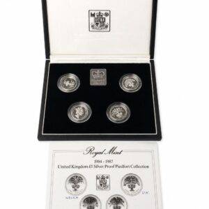 £1 Silver Proof Piedfort Collection (2)