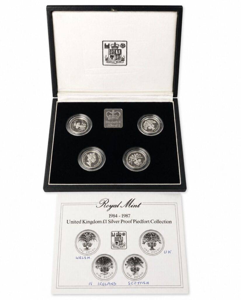 £1 Silver Proof Piedfort Collection (2)