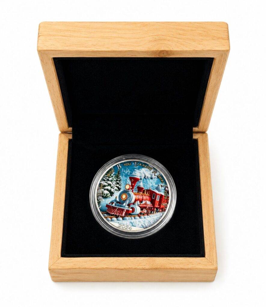 1 oz Fine Silver Coins Christmas Decor