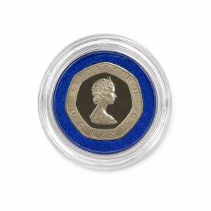 1982 United Kingdom Proof Silver Piedfort Twenty Pence Coin