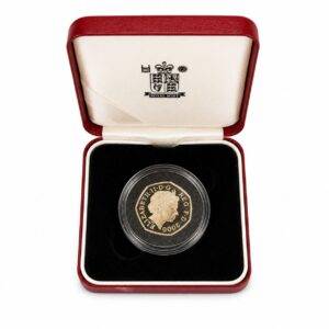 2000 Silver Proof Fifty Pence Coin