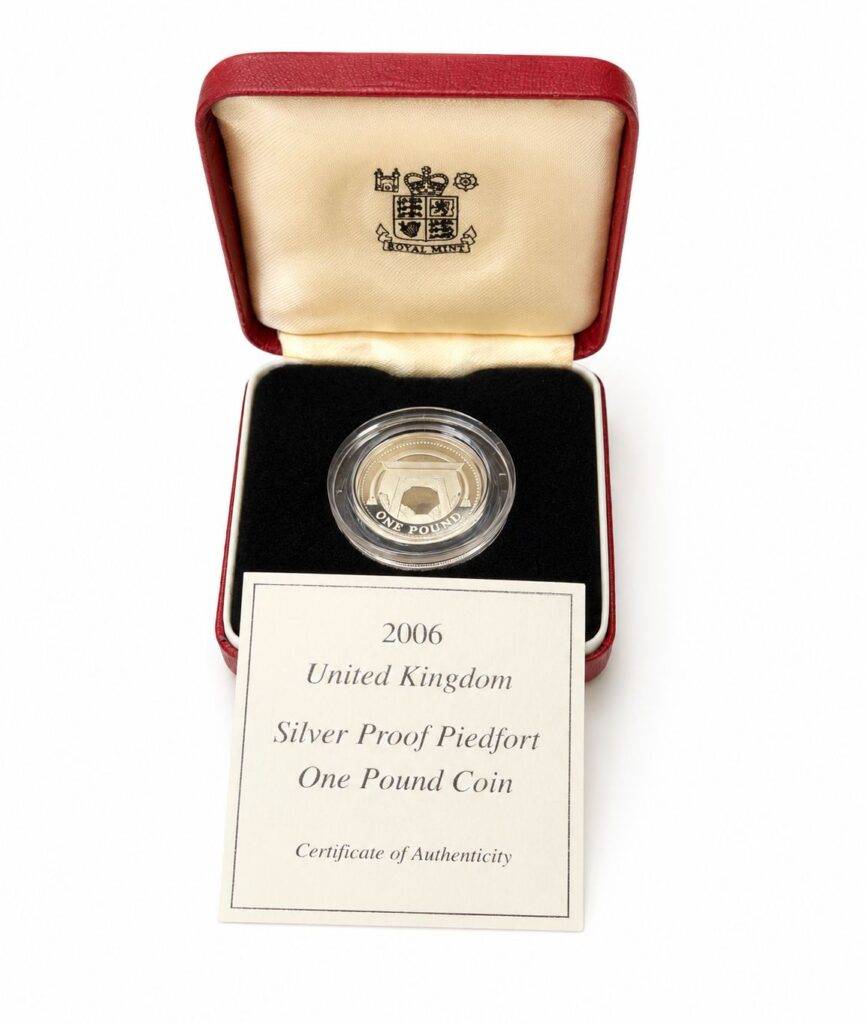 2006 United Kingdom Silver Proof Piedfort One Pound Coin