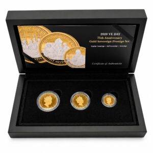 2020 VE Day 75th Anniversary Gold Sovereign Prestige Set