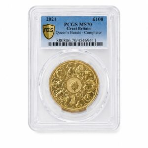 2021 Queen’s Beasts Completer £100 Gold Coin