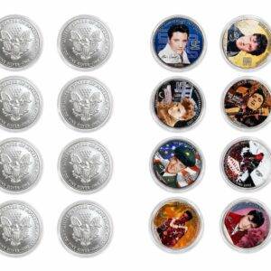 8-coin Elvis Presley limited edition silver collection