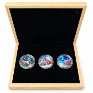 2024 Christmas Colorized Silver Coin Collection