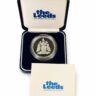 Decorative Engravable Silver Medal