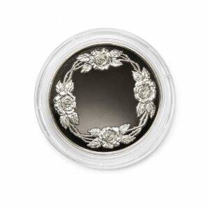 Decorative Engravable Silver Medal
