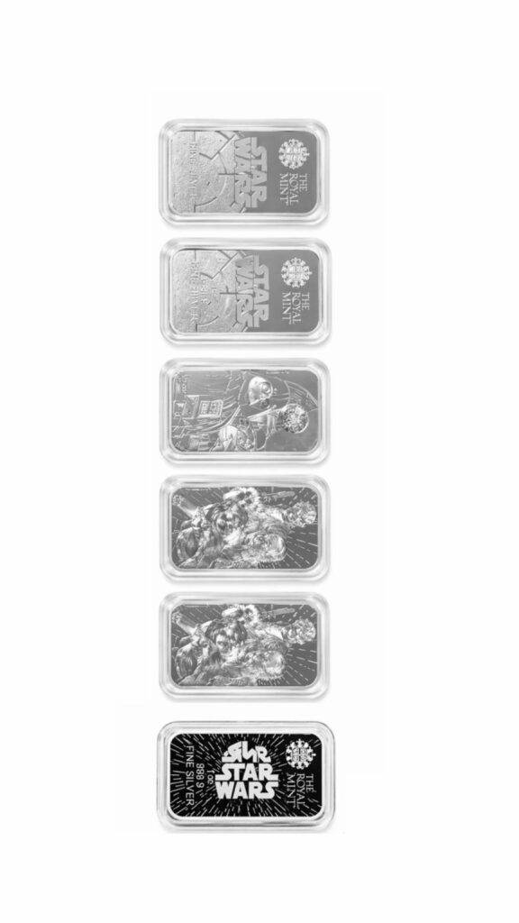 Star Wars 1oz .999 fine silver bars